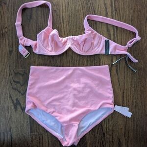 Victoria's Secret Swim Suit Set -34C & Medium Bottom